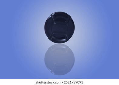 a black camera lens cap - Powered by Shutterstock