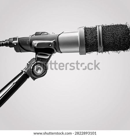 Black camera lens with focus ring and lens cap on a white background