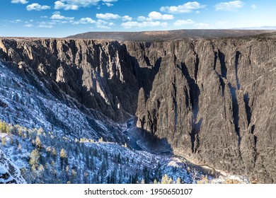 Black Canyon of the Gunnison National Park, South Rim in winter