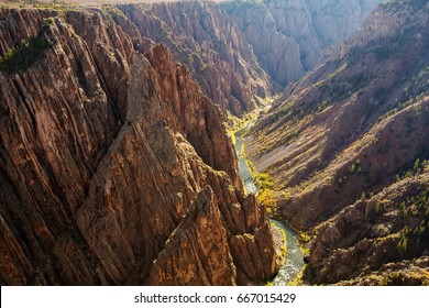 Black Canyon Of The Gunnison Park In Colorado, USA