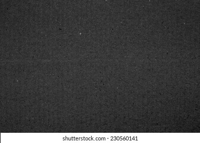 Black Cardboard Texture Surface