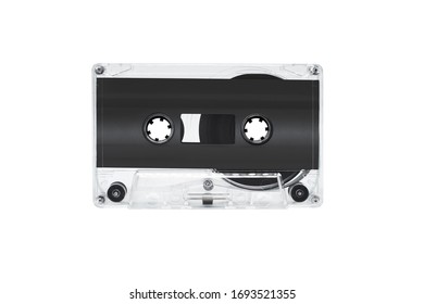 Black Cassette Tape Isolated On White Stock Photo 1693521355 | Shutterstock