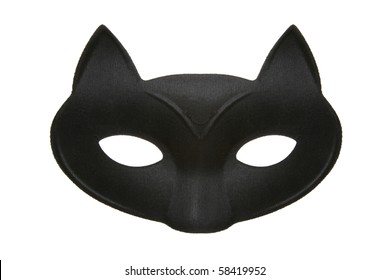 Black Cat Masquerade Mask