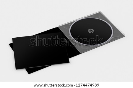 Black CD, DVD Case