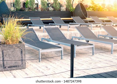 Black Chaise Lounges Near Swimming Pool Stock Photo 1487247398 Black Chaise Lounges Near Swimming Pool Stock Photo 1487247398