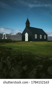 Black Church Budakirkja. West Iceland, Snaefellsnes (Snæfellsnes) Peninsula