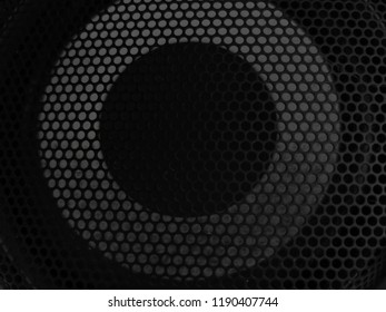 black circle textured background