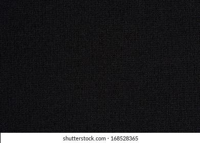 Black Cloth With No Folds Texture Closeup