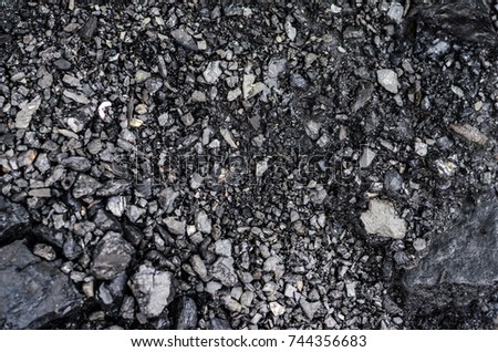 black coal for the whole frame