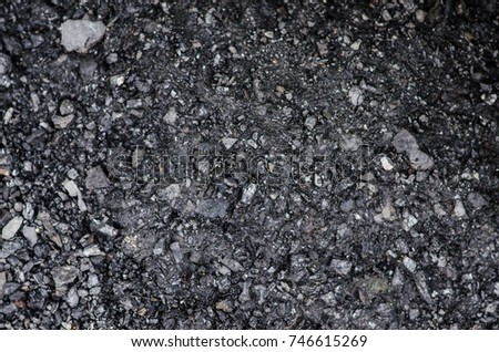 black coal for the whole frame