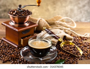 Black coffee
