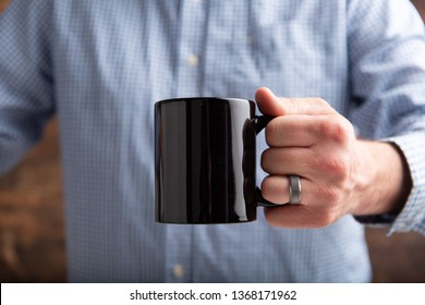 Black Coffee Mug