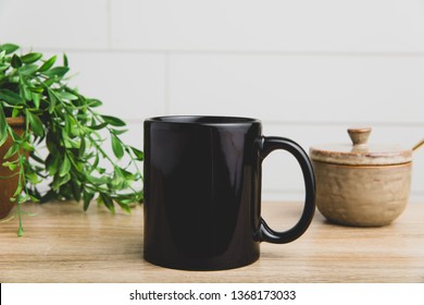 Black Coffee Mug