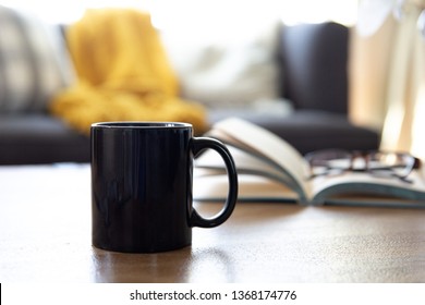 Black Coffee Mug