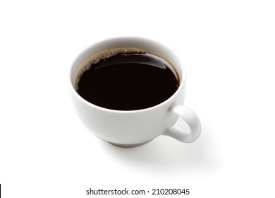 Black Coffee  On White