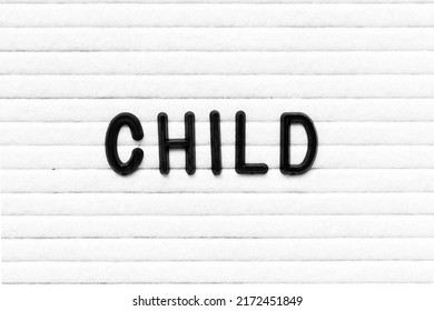 5 letter word with child