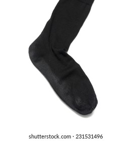 Black Color Sock On White Background Stock Photo 231531496 | Shutterstock