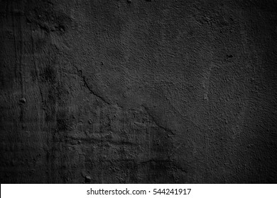 Black Concrete Texture Background. Blank For Design