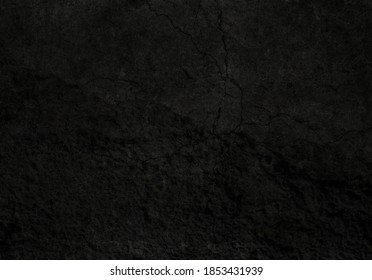 Black concrete wall texture. Grunge background. Stone. Blackboard