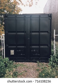 Black container for home