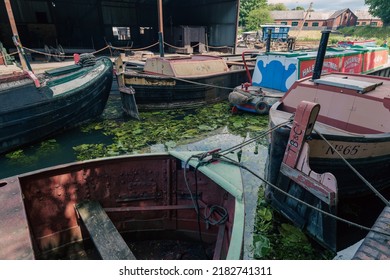 Black Copuntry Living Museum.UK June 2022. Castle Fields Boat Dock,dudley Canal.