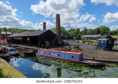 Black copuntry living museum.UK June 2022. Castle fields boat dock,dudley canal.