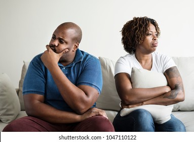 Black Couple Having An Argument