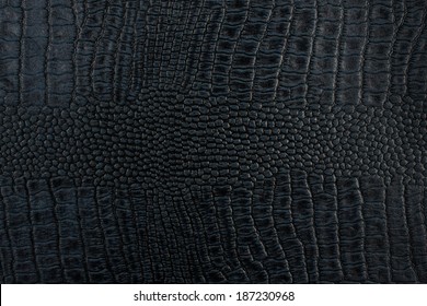 Black Crocodile Skin Texture As A Background Paper