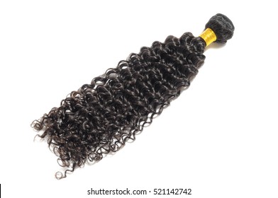 Black curly human hair extensions 