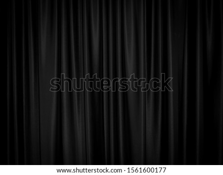 Black curtain background decoration wallpaper.