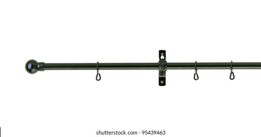 Black Curtain Rail Decorate Your Home Stock Photo 95439463 | Shutterstock