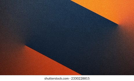 黒い濃い青のグレイの銅赤茶色の焦げたオレンジの金黄色の抽象的背景。カラーグラデーションの色。幾何学図形。ストライプの線の角度。ザラザラしたノイズのグランジ粒子のテクスチャー。デザイン。テンプレート。シャイン の写真素材