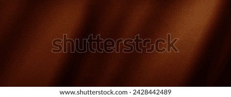 Black dark brown orange gold abstract luxury background. Silk satin fabric. Gradient ombre color. Curtain drapery fold line. Chocolate shade. Shiny glow glitter light. Design. Wide banner. Panoramic.