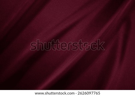 Black dark deep burgundy ruby cherry plum red abstract background. Silk satin velvet fabric. Elegant luxury rich. Curtain drapery fold line wave flow. Romance, Valentine, Birthday, Christmas. Design.