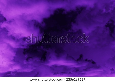 Black dark deep purple violet blue pink magenta fuchsia sky. Storm rain cloud. Fog smoke mist steam. Gloomy night dramatic ominous sky. Fantasy universe mystic. Or spooky evil nightmare horror concept