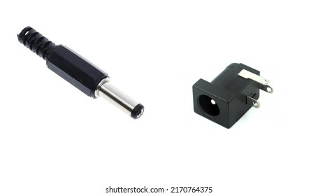 Black DC Power Jack Socket Connector And Socket