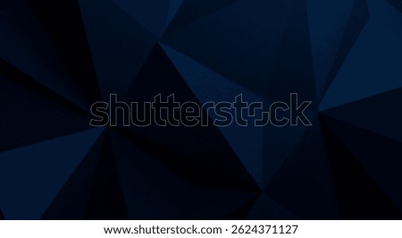 Black and Deep Blue Patterned Design Featuring Elegant Geometry