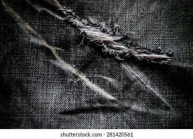 Black Denim Texture Background Lack Old Stock Photo 283488200 ...
