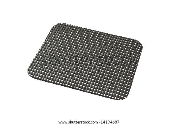 Black Desktop Non Slip Matt Isolated Stock Photo Edit Now 14194687