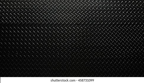 black diamond-plate, metal sheet, texture background