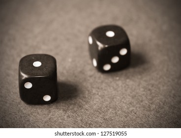 Black Dice Rolling 2 One's - Snake Eyes