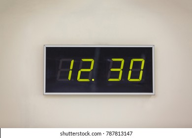 Clock 12 30 Hd Stock Images Shutterstock