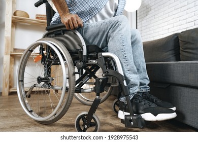 Disabled Man Tries Sit Down On Stock Photo (Edit Now) 1894720882