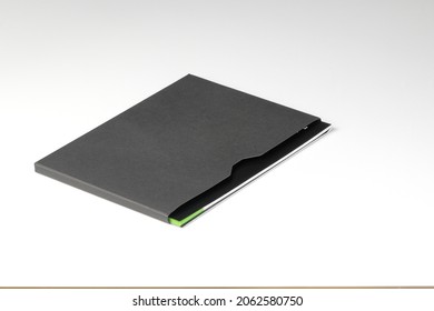 black document envelope for paper A4, C4 size or manual set book isolated on white background. - Powered by Shutterstock