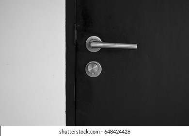 Black Door Knob