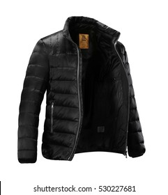 Black Down Jacket Hollow Man