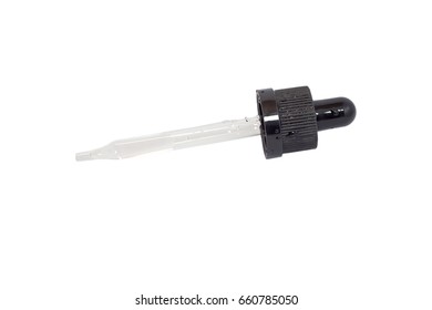 Black Dropper Isolated On White Background Stock Photo 660785050 ...