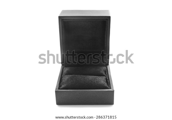 Black Empty Jewel Box Isolated Over Stock Photo 286371815 | Shutterstock