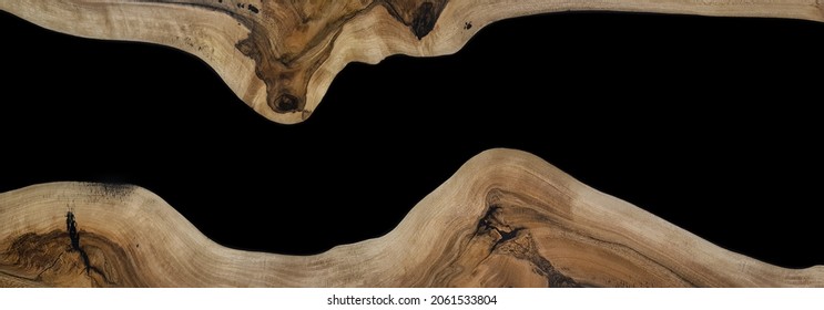 black epoxy resin panel with walnut, texture for design, source, template - Shutterstock ID 2061533804