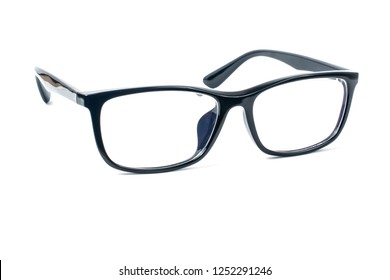 Black Eye Glass Isolated On White Background